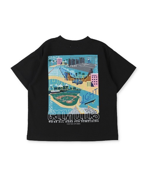 GROOVY COLORS（グルービーカラーズ）の「PLAY IN THE PARK Tシャツ（Tシャツ/カットソー・キッズ・ホワイト/ブラック・120/90/100/110）」の6枚目の写真