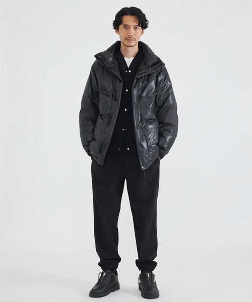 THE TOKYO/ザトウキョウ】Aerogel Fabric Snap Cardigan/エアロゲル