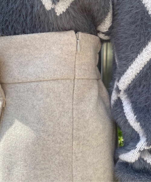 NOMAE(ノーマエ)の「ラップスカパン(その他パンツ・レディース・アイボリー/ダークグレー/ブラック・FREE)」の5枚目の写真