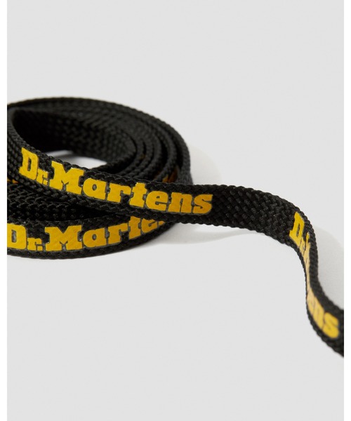 Dr. Martens(ドクターマーチン)の「Dr. Martens/ドクターマーチン 140cm ブラック ロゴ シューレース AC756017(シューズアクセサリー・メンズ・ブラック・FREE)」の2枚目の写真