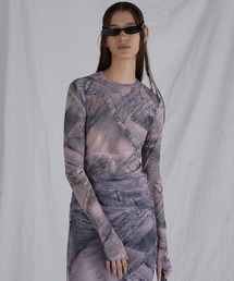 PRANK PROJECT | デニムプリントスキントップ / Denim Printed Skin Top(Tシャツ/カットソー)