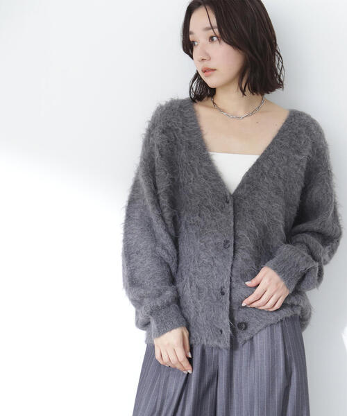 NATURAL BEAUTY BASIC(ナチュラルビューティーベーシック)の「◇カップ付きリブキャミソール(キャミソール・レディース・グレイッシュベージュ/ブラック/オフホワイト・FREE)」の9枚目の写真