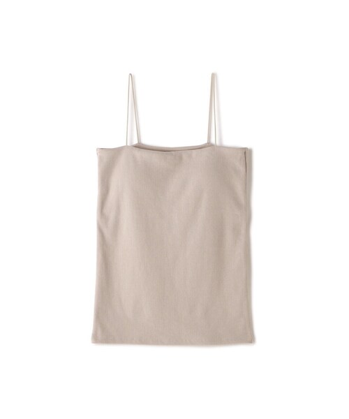 NATURAL BEAUTY BASIC(ナチュラルビューティーベーシック)の「◇カップ付きリブキャミソール(キャミソール・レディース・グレイッシュベージュ/ブラック/オフホワイト・FREE)」の12枚目の写真