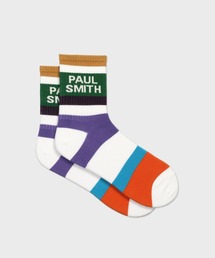 Paul Smith | ボーダー＆ロゴ ソックス / 140643 MD2(ソックス/靴下)