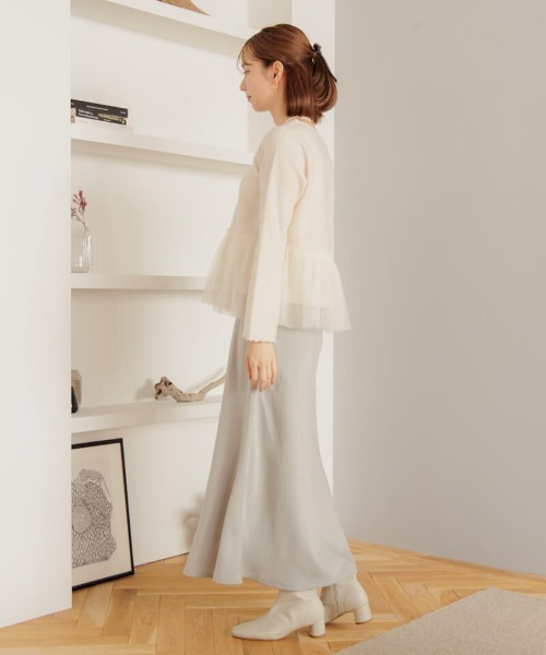 flower（フラワー）の「バレエチュールトップ（Tシャツ/カットソー・レディース・アイボリー/ブラック・FREE）」の20枚目の写真