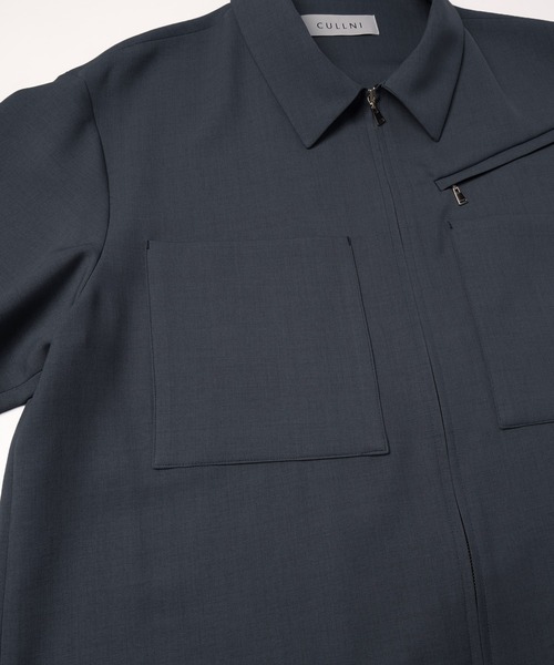【極美品】CULLNI ブルーリボンシャツ 完売品 CULLNI（クルニ）の「24-SS-043 / Double Cloth