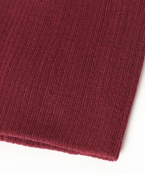 BAYFLOW（ベイフロー）の「リブ編みニット帽（ニットキャップ/ビーニー・レディース・グレー/ブラック/オフホワイト/ボルドー・FREE）」の5枚目の写真