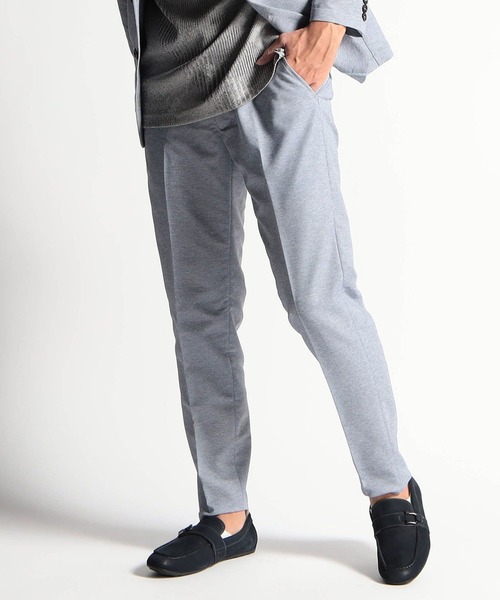 HIDEAWAYS NICOLE(ハイダウェイニコル)の「マーブルカラミイージーパンツ(スラックス・メンズ・チャコールグレー/ネイビー/サックスブルー/トップグレー・SMALL/MEDIUM/LARGE/X-LARGE)」の4枚目の写真