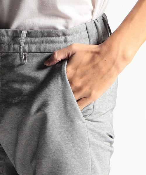 HIDEAWAYS NICOLE(ハイダウェイニコル)の「マーブルカラミイージーパンツ(スラックス・メンズ・チャコールグレー/ネイビー/サックスブルー/トップグレー・SMALL/MEDIUM/LARGE/X-LARGE)」の13枚目の写真