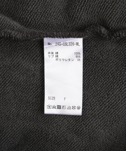 WHITELAND（ホワイトランド）の「WHITELAND/ホワイトランド/プルパーカー（パーカー・レディース・チャコールグレー・F）」の11枚目の写真