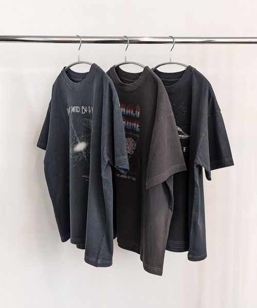 ANME（アンメ）の「【4サイズ展開】宇宙プリント半袖Tシャツ（Tシャツ/カットソー・レディース・ブラック系その他/ブラック系その他3/ブラック系その他2/ブラック系その他4/ブラック系その他6/ブラック系その他5・M/L/XXL/XL）」の8枚目の写真