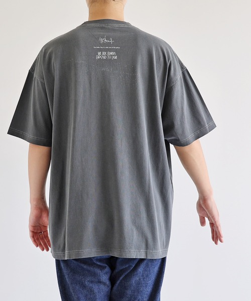 イッセイミヤケ me 宇宙デザイン 半袖Tシャツ 00s イッセイミヤケ PLEATS PLEASE 横尾忠則 宇宙柄 Tシャツ