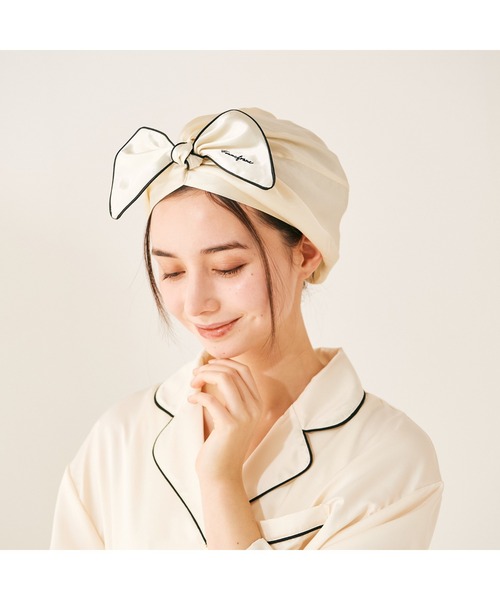 シルク ナイトキャップ ショート アイボリー（その他ボディ・ヘアケア
