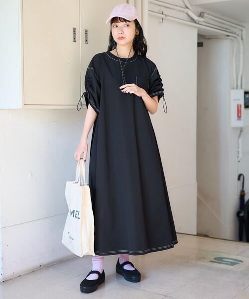 FREAK'S STORE THOUSAND MILE ドロスト羽織ワンピース セール】THOUSAND MILE × FREAK'S STORE/サウザンドマイル
