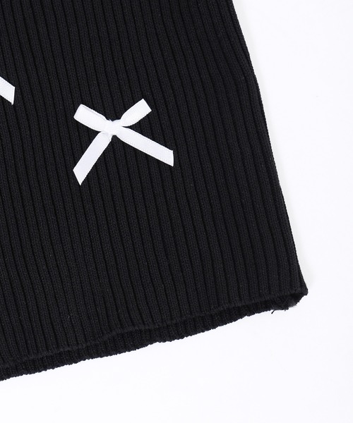 PHILLY（フィリー）の「リボンデザインニットキャミ（キャミソール・レディース・ブラック/ホワイト・FREE）」の16枚目の写真