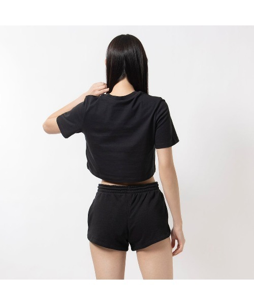 Reebok(リーボック)の「ビッグロゴ クロップTシャツ / IDENTITY BIG LOGO CROP TEE(Tシャツ/カットソー・レディース・ライトグレー/ブラック/ホワイト系その他・LARGE/MEDIUM/SMALL/XX-LARGE/X-LARGE/X-SMALL)」の8枚目の写真