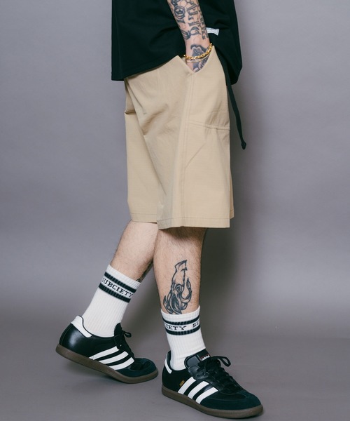 Subciety（サブサエティ）の「BAKER SHORTS（その他パンツ・メンズ・ベージュ/オリーブ/ブラック・X-LARGE/LARGE/MEDIUM/SMALL）」の12枚目の写真