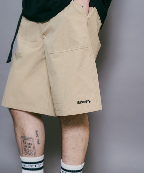 Subciety（サブサエティ）の「BAKER SHORTS（その他パンツ・メンズ・ベージュ/オリーブ/ブラック・X-LARGE/LARGE/MEDIUM/SMALL）」の13枚目の写真