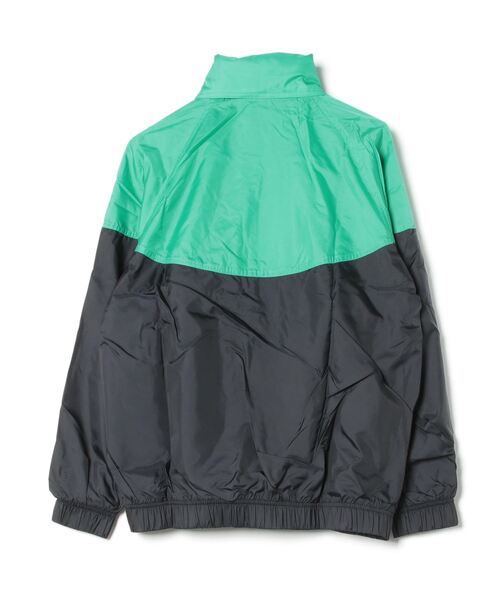 NIKE(ナイキ)の「ナイキ NIKE ナイキ クラブ ウーブン トラック ジャケット UL(ジャージ・メンズ・ブラック×グリーン・LL/3L/S/M/L)」の2枚目の写真