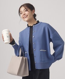 DRESKIP | ◆【洗える】配色デザインが目を引く クルーネックカーディガン(カーディガン/ボレロ)