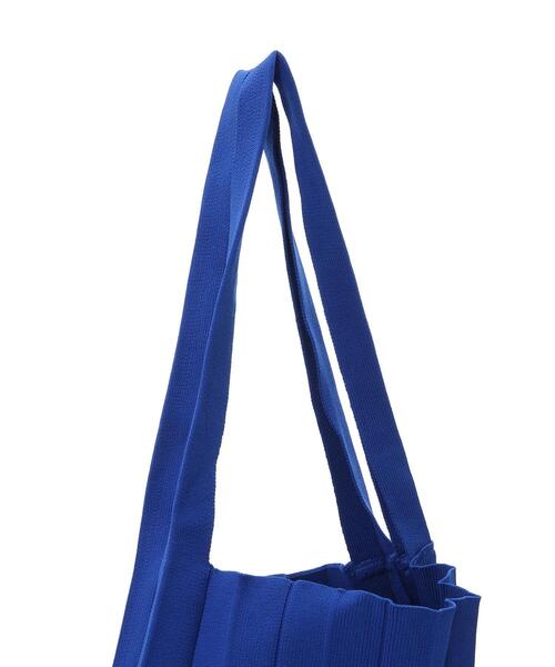 AMERICAN HOLIC（アメリカンホリック）の「エコカルットプリーツBAG<エコ・軽い・ニット>（エコバッグ/サブバッグ・レディース・ブルー/ブラック/オレンジ・FREE）」の11枚目の写真