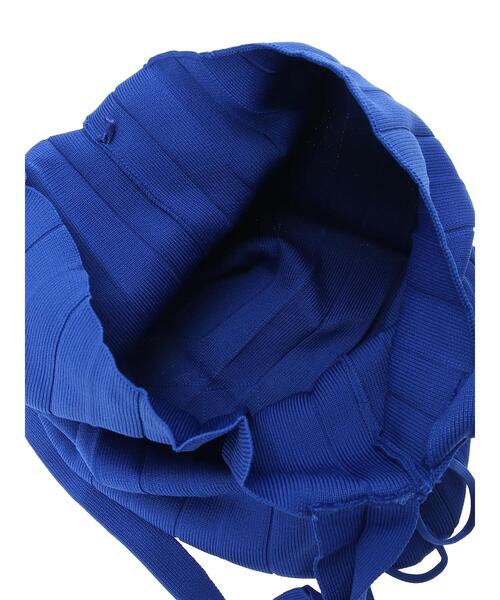 AMERICAN HOLIC（アメリカンホリック）の「エコカルットプリーツBAG<エコ・軽い・ニット>（エコバッグ/サブバッグ・レディース・ブルー/ブラック/オレンジ・FREE）」の14枚目の写真
