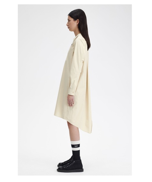 FRED PERRY（フレッドペリー）の「Fishtail Hem Shirt Dress（シャツ