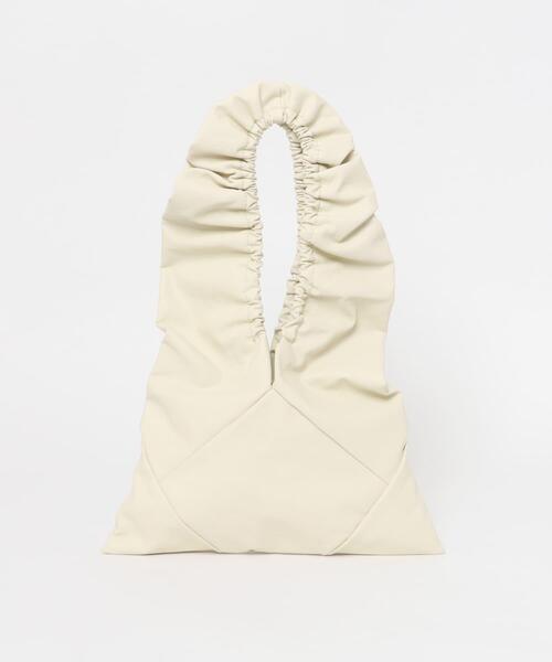 SENSE OF PLACE by URBAN RESEARCH（センスオブプレイスバイアーバンリサーチ）の「ギャザーハンドバッグ（ハンドバッグ・レディース・アイボリー/ブラック/レッド・ONE）」の22枚目の写真