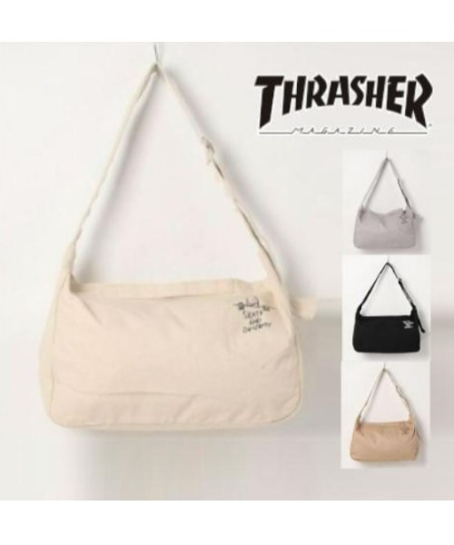 THRASHER(スラッシャー)の「THRASHER スラッシャー Shoulder Bag(ST)(ショルダーバッグ・メンズ・ベージュ系その他/ホワイト系その他/ブラック系その他/グレー系その他/ホワイト系その他2/ブラック系その他2・FREE)」の8枚目の写真