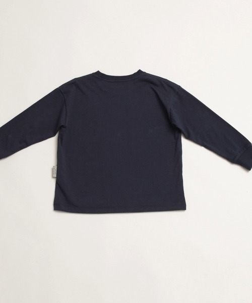 and D. petit main（アンドディープティマイン）の「アソートカレッジプリント長袖T（Tシャツ/カットソー・キッズ・ネイビー/オートミール/オフホワイト/ライトピンク・90cm/100cm/110cm/120cm/130cm）」の7枚目の写真