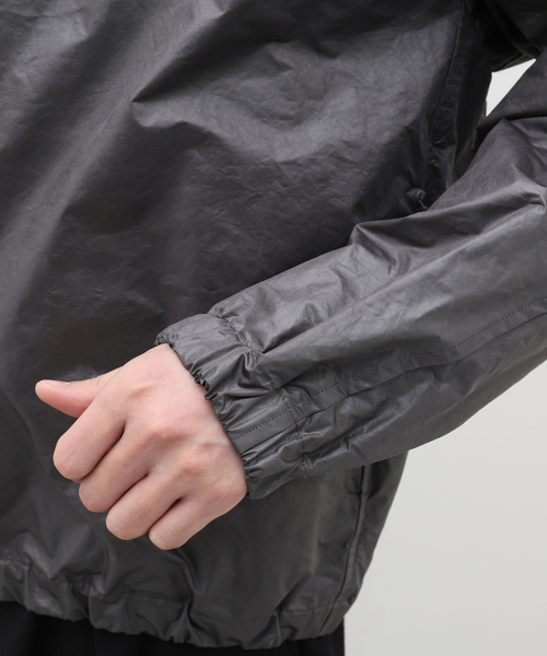 EDIFICE LA BOUCLE（エディフィスラブークル）の「【LA BOUCLE / ラブ―クル】NY/PE メモリーヴィンテージ タンブラー フード ブルゾン（マウンテンパーカー・メンズ・チャコールグレー/カーキ・FREE）」の9枚目の写真