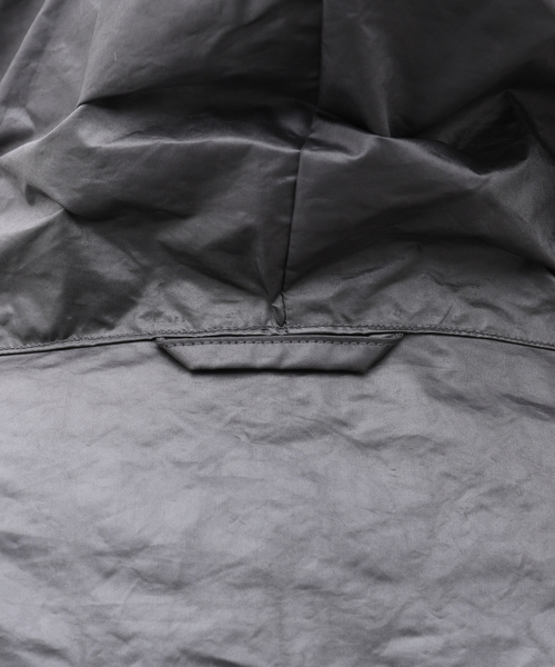 EDIFICE LA BOUCLE（エディフィスラブークル）の「【LA BOUCLE / ラブ―クル】NY/PE メモリーヴィンテージ タンブラー フード ブルゾン（マウンテンパーカー・メンズ・チャコールグレー/カーキ・FREE）」の5枚目の写真