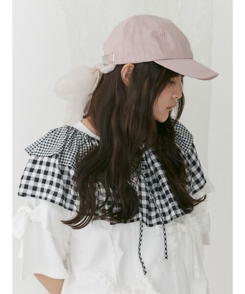 merry jenny（メリージェニー）の「チュールリボンcap（キャップ