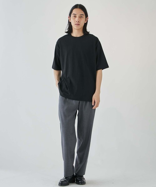 ATON（エイトン）の「【ATON/エイトン】DRY COTTON JERSEY CREWNECK T