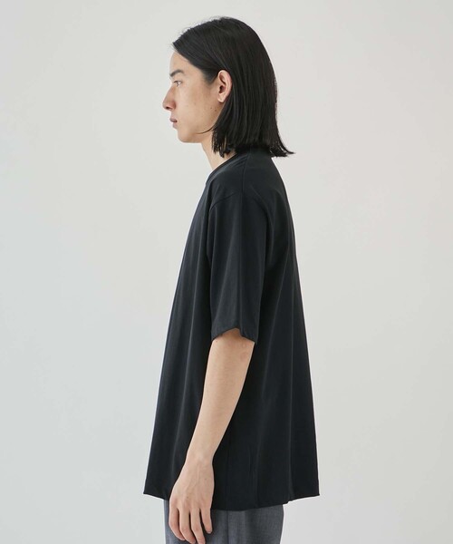 新品 ATON 定番 DRY COTTON クルーネックＴシャツ 黒 02 DRY COTTON JERSEY | COMPACT T-SHIRT – ATON | エイトン