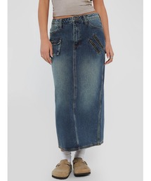 Guess | GUESS Originals Mid Cargo Denim Skirt デニムスカート(デニムスカート)