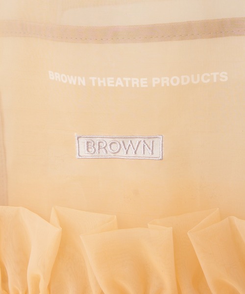 THEATRE PRODUCTS（シアタープロダクツ）の「【THEATRE PRODUCTS/シアタープロダクツ】オーガンジーフリルトート（トートバッグ・レディース・アイボリー/ブラック・FREE）」の16枚目の写真