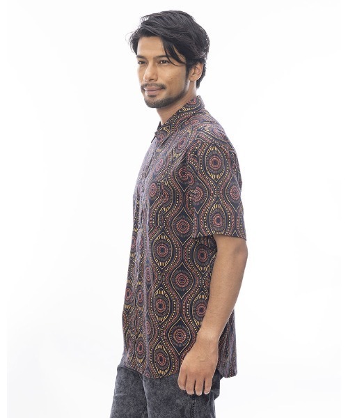 BILLABONG（ビラボン）の「BILLABONG メンズ SUNDAYS SS 半袖シャツ 【2024年春夏モデル】/ビラボンボタニカル総柄半袖シャツ（シャツ/ブラウス・メンズ・ブルー系その他/マルチ/ホワイト系その他/ネイビー・X-LARGE/MEDIUM/LARGE）」の14枚目の写真