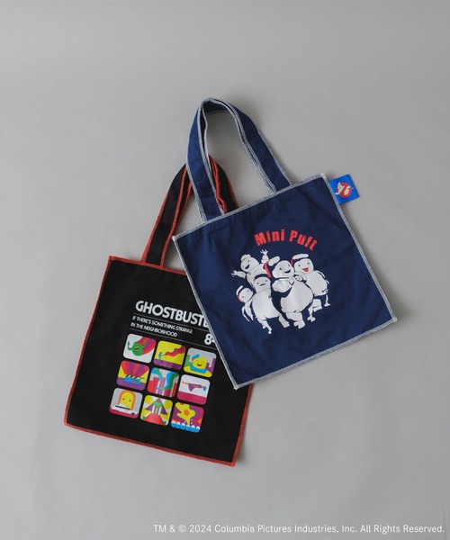 BIRTHDAY BAR(バースデイバー)の「【GHOSTBUSTERS】スクエアメロートートバッグ(トートバッグ・レディース・ブラック/ネイビー・フリー)」の3枚目の写真