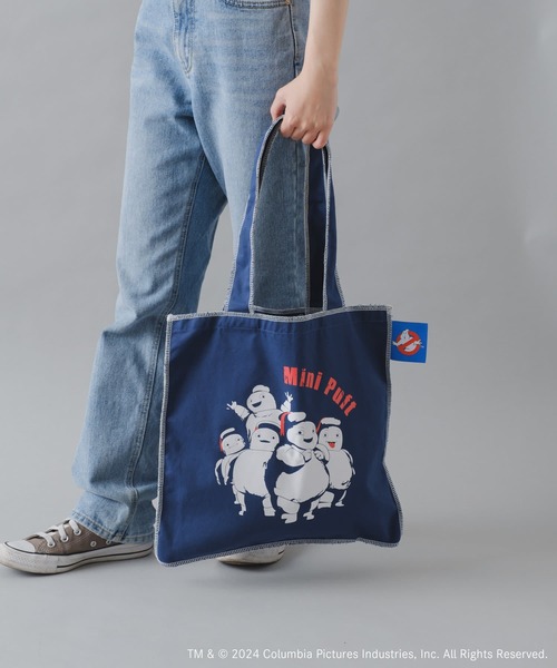 BIRTHDAY BAR(バースデイバー)の「【GHOSTBUSTERS】スクエアメロートートバッグ(トートバッグ・レディース・ブラック/ネイビー・フリー)」の14枚目の写真