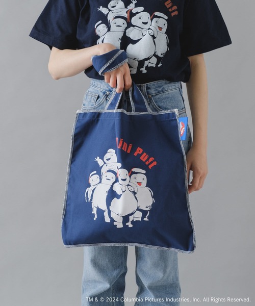 BIRTHDAY BAR(バースデイバー)の「【GHOSTBUSTERS】スクエアメロートートバッグ(トートバッグ・レディース・ブラック/ネイビー・フリー)」の13枚目の写真