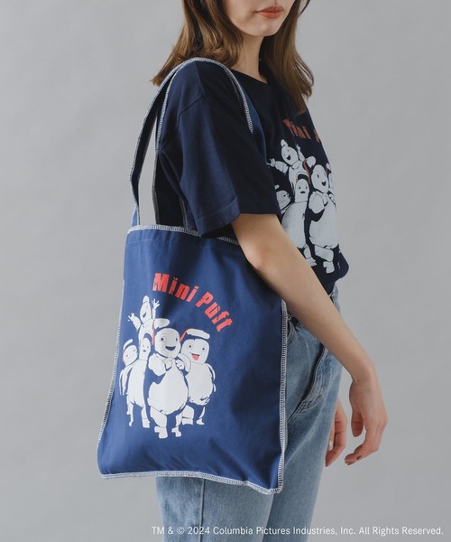 BIRTHDAY BAR(バースデイバー)の「【GHOSTBUSTERS】スクエアメロートートバッグ(トートバッグ・レディース・ブラック/ネイビー・フリー)」の12枚目の写真