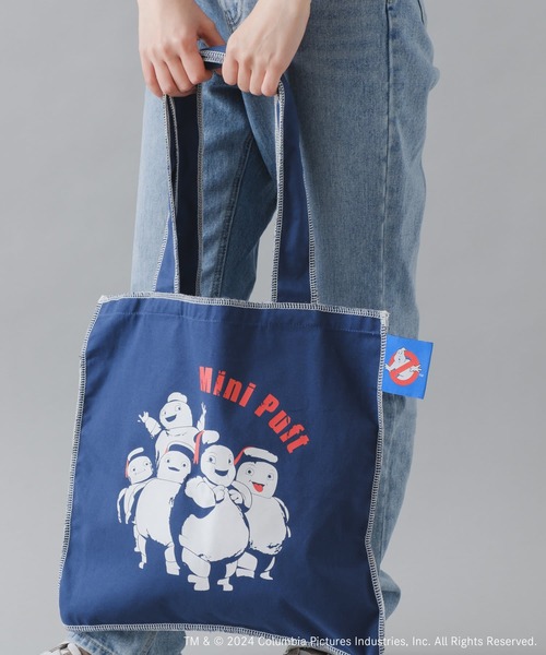 BIRTHDAY BAR(バースデイバー)の「【GHOSTBUSTERS】スクエアメロートートバッグ(トートバッグ・レディース・ブラック/ネイビー・フリー)」の15枚目の写真