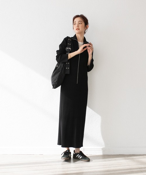 RIVE DROITE（リヴドロワ）の「HATOMEナイロンショルダー（ショルダーバッグ・レディース・ブラック/ダークグレー・FREE）」の20枚目の写真