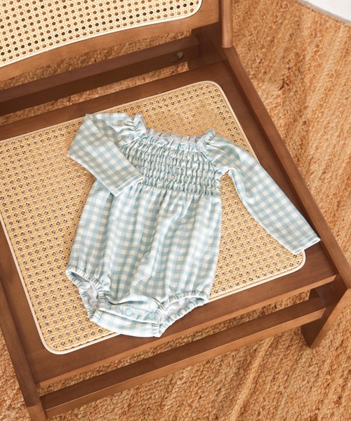 pairmanon（ペアマノン）の「【UVカット】【水着 スイムウェア】【ベビー】 長袖水着（その他ベビーウェア・キッズ・ピンク系その他/ブルー系その他2/ピンク系その他2/ブルー系その他/ピンク系その他3/グリーン系その他/ドット/ブルー系その他3・90/80）」の3枚目の写真