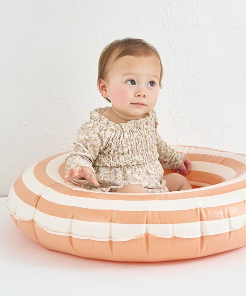 pairmanon（ペアマノン）の「【UVカット】【水着 スイムウェア】【ベビー】 長袖水着（その他ベビーウェア・キッズ・ピンク系その他/ブルー系その他2/ピンク系その他2/ブルー系その他/ピンク系その他3/グリーン系その他/ドット/ブルー系その他3・90/80）」の7枚目の写真