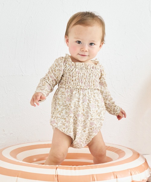 pairmanon（ペアマノン）の「【UVカット】【水着 スイムウェア】【ベビー】 長袖水着（その他ベビーウェア・キッズ・ピンク系その他/ブルー系その他2/ピンク系その他2/ブルー系その他/ピンク系その他3/グリーン系その他/ドット/ブルー系その他3・90/80）」の11枚目の写真