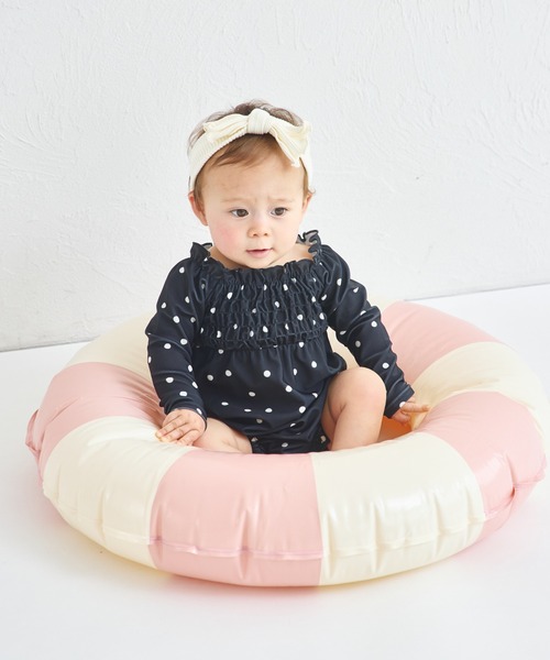 pairmanon（ペアマノン）の「【UVカット】【水着 スイムウェア】【ベビー】 長袖水着（その他ベビーウェア・キッズ・ピンク系その他/ブルー系その他2/ピンク系その他2/ブルー系その他/ピンク系その他3/グリーン系その他/ドット/ブルー系その他3・90/80）」の15枚目の写真