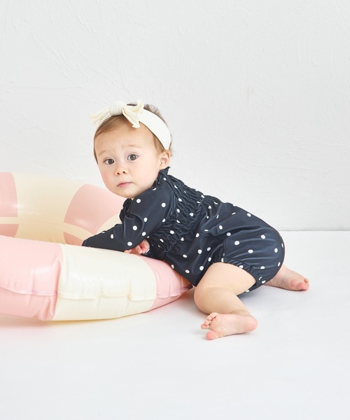 pairmanon（ペアマノン）の「【UVカット】【水着 スイムウェア】【ベビー】 長袖水着（その他ベビーウェア・キッズ・ピンク系その他/ブルー系その他2/ピンク系その他2/ブルー系その他/ピンク系その他3/グリーン系その他/ドット/ブルー系その他3・90/80）」の16枚目の写真