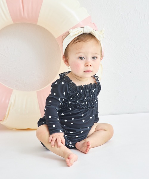 pairmanon（ペアマノン）の「【UVカット】【水着 スイムウェア】【ベビー】 長袖水着（その他ベビーウェア・キッズ・ピンク系その他/ブルー系その他2/ピンク系その他2/ブルー系その他/ピンク系その他3/グリーン系その他/ドット/ブルー系その他3・90/80）」の18枚目の写真